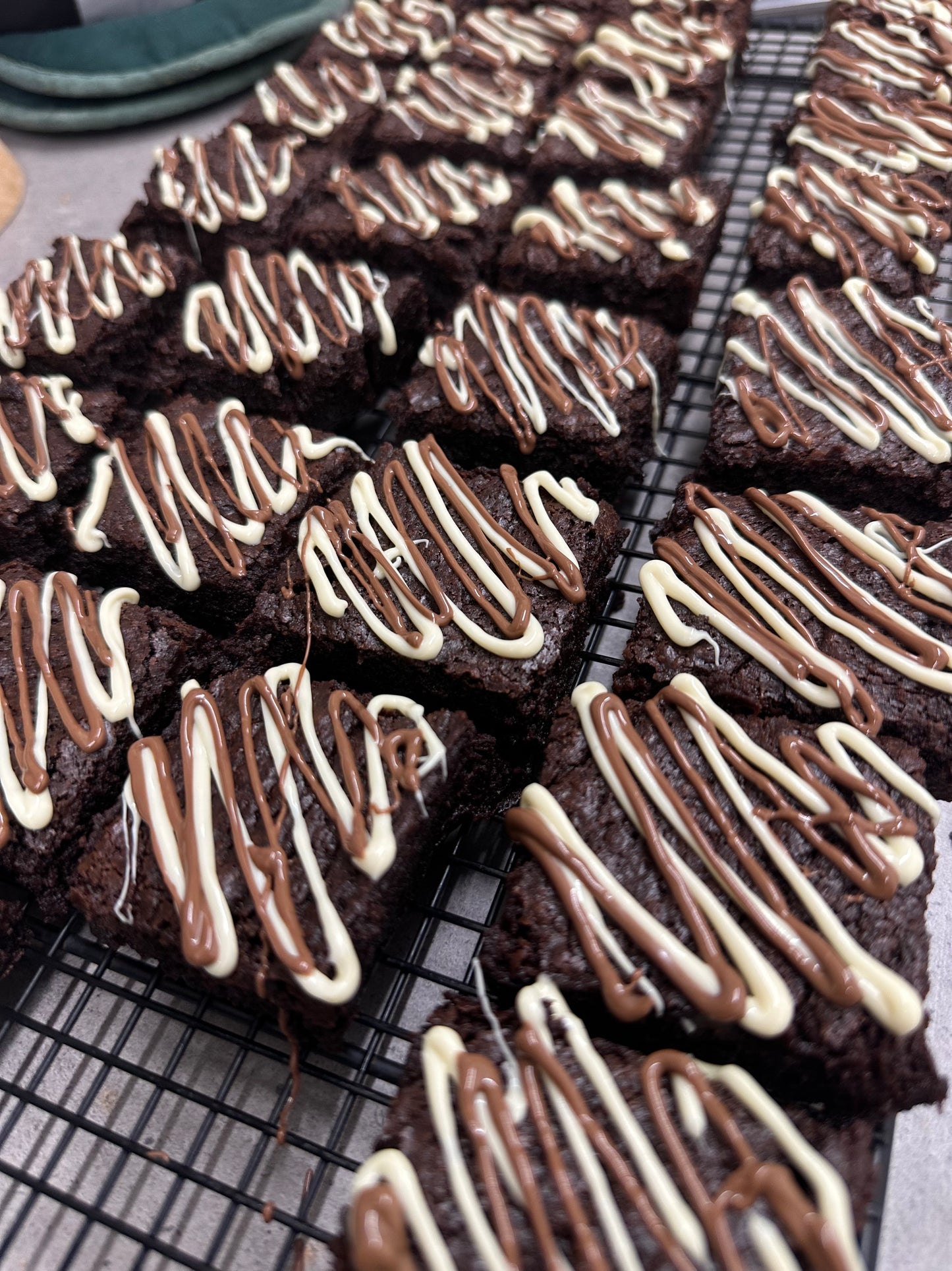 Teacher appreciation gift, 9 freshly baked brownies